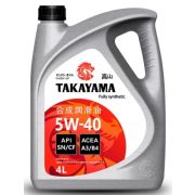 Моторное масло 5W40 SN/CF (4л) TAKAYAMA 605521