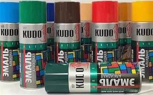 Эмаль по ржавчине молотковая Серебристо-изумрудный (520мл) KUDO KU3003