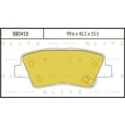 Тормозные колодки Задние (Комплект - KIA) BLITZ BB0418