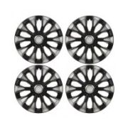 Колпаки Волтек R14 серебристо-черный  (комп. 4шт) АКС АВТО LW1459