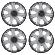 Колпаки  ДЖОЙ R14 серебристо-черный (комп. 4шт) АКС АВТО AK1449