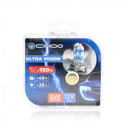 Автомобильная лампа Галогеновая HB4 12V 55W Ultra Vision +150% (комплект 2 лампы) (Шт) CIKOO CG01506/CG1506