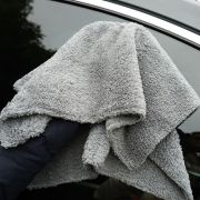 Салфетка микроф СЕРАЯ ПЛЮШ (30x40мм) плотность 350г Китай Автошоп61 224551